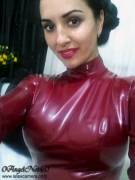 Close Up Of Me In Latex Catsuit