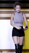 Ns Yoon G's Sweaty Bouncing Boobs