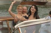 Tinto Brass Leaching With His Actresses Whilst Promoting &Amp;Quot;Monamour&Amp;Quot;