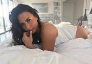Demi Lovato Wakes You Up Before The Alarm. She Is Squirming Back And Forth Waiting ...