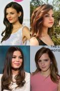 Victoria Justice, Selena Gomez, Miranda Cosgrove, Emma Watson. One Gives You A Passionate ...