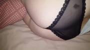 Cum On Sleeping Mature In Black Panties