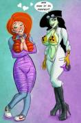 Shego Our Highest Ranking Warden, Demonstrates Her Capturing Skills On Kim Possible. ...