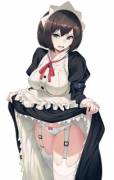 Maid With Thicc Thighs, A Great Expression, &Amp;Amp;Amp; Sexy Panties