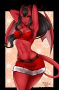 Christmas Demon Girl (Jinx-Wuz-X)