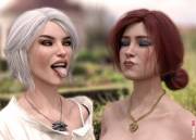 Ciri And Triss In &Amp;Quot;There Are Two Type Of Girls&Amp;Quot; (Spektra3Dx)