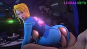 Samus Working Her Back [Lesdias]