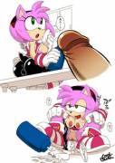 Amy's Olympic Locker Room Rumble [Coolblue]