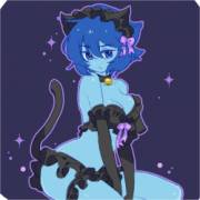 Lapis Lazuli With Her Own Interpretation Of &Amp;Quot;Dress Like A Kitty For Halloween&Amp;Quot;