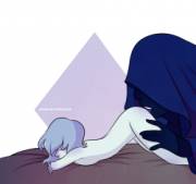 Blue Diamond Rewarding Her Pearl