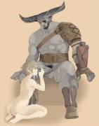 &Amp;Quot;Iron Bull Gets A Blowjob&Amp;Quot; By Nennanennanenna