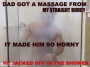 Caught Dad Jacking In The Shower