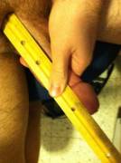 Just Under [7 Inches] At Full Erection. (Have Slight Upwards Curve So It's Hard To ...