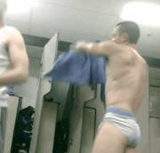 Putting His Towel Up