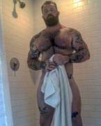 Muscular, Hairy And Tattooed (X-Post /R/Hotguyswithtattoos