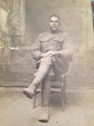 Just Found This Picture Of My Great Great Grandpa From Ww1. He Looks Pretty Stone ...