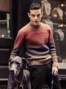 Rami Malek + Sweater