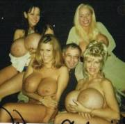 Polaroid At The Strip Club With Casey James (Upper Right) And Busty Dusty (Lower ...
