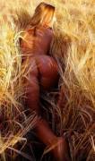 Crawling Through A Wheat Field Outside The Park. If She Makes A Nuisance Out Of Herself, ...