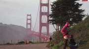 Golden Gate Creampie. A Couple Of Tourists Suck And Fuck Near The Golden Gate Bridge. ...