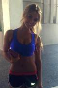 Blue Sports Bra