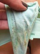 Looks Can Be Deceiving With This Little Mess I Made In My Panties .. The Smell Tickles ...
