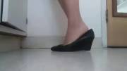 Someone On This Subreddit Asked Me If I Could Do A Heel Popping Video In My Wedges, ...