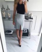 Grey Skirt