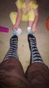 &Amp;Quot;Pirate Socks&Amp;Quot; And Blue Socks