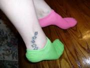 Worn Socks Day 2, And What Happens When I Ask (M)Y Hubby To Take Pictures O(F) Them. ...