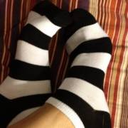 This Photo Exemplifies One Reason I Love Socks. Look At How It Accentuates Her Feet's ...