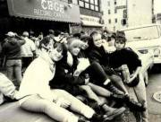 Hanging Out Front Of Cbs 1988