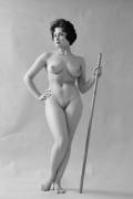 June Palmer &Amp;Amp;Amp; The Broom Handle, Early 1960S.