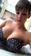 Short Hair Titty Flash