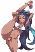 Nessa Knows Stretching Is Essential For Training (Tohirokonno) [Pokemon Sword &Amp;Amp;Amp; ...