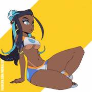 Nessa Challenges You To Get Her Wet (Moika) [Pokemon Sword &Amp;Amp;Amp; Shield]