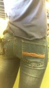 (F)My Thong Has Been Showing Like This All Day At Work Think Anyone Has Noticed? ...