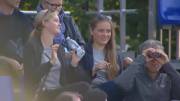Two Danish Girls Having Fun At An Archery Tournament. (X-Post /R/Gifs)
