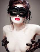 Black Venetian Mask