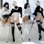 2B X 2P Cosplay By Yuzupyon And Pattie - My Friend And I Wanted To Make Both Version ...