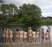 Skinny Dipping At The Lake