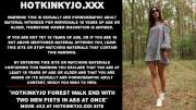 Hotkinkyjo Forest Walk End With Two Men Fists In Ass At Once &Amp;Amp;Amp; Amazing ...