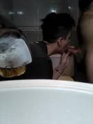 He Explodes In Her Mouth During Blowjob And She Spits It Out Into The Sink (X-Post ...