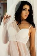 If You're Looking For Big Curves, She's Not Your Gal. But A Lovely Bridal Boudoir, ...