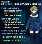 R/Hentai 500K Subscriber Contests!