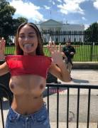 Julia Rose In Front Of The White House