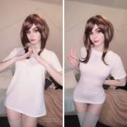Uraraka Take Part In I Hide My Power Challenge What Do You Think? By Kanra_Cosplay ...