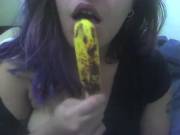 Deepthroat On A Banana [F] [Oc]