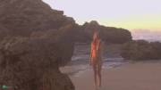 Clover Awesome Nude In The Beach Public 3