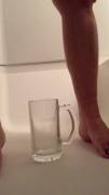 Peeing In A Beer Mug By Request. It Wasn’t Easy A[F]Ter All The Football Sunday ...